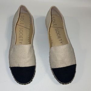 Sole Society Samyrah espadrille flats size 6.5